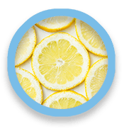 Lemon slice circles