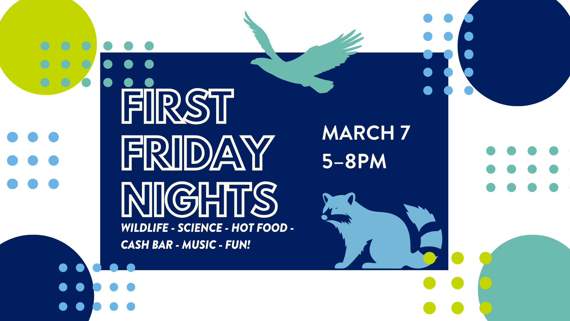 First Friday Facebook Event Cover (1920 x 1080 px)