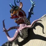 Large sculpture of an octopus alebrije